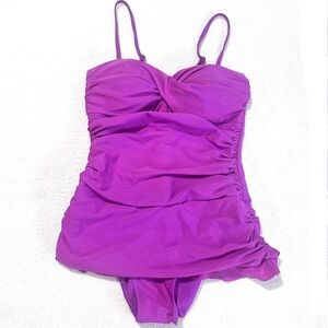 SHORE SHAPES Purple One-Piece Swimsuit